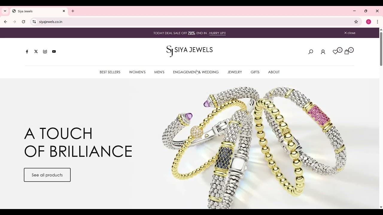 Luxury Jewely Website